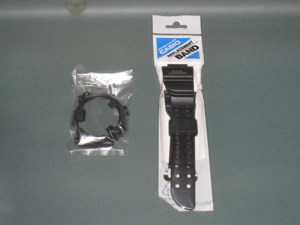 送料無料 ラスト1セット 生産終了 DW-8200BK-1JF リアルブラック ベゼル ベルト セット ベルべぜ 交換用