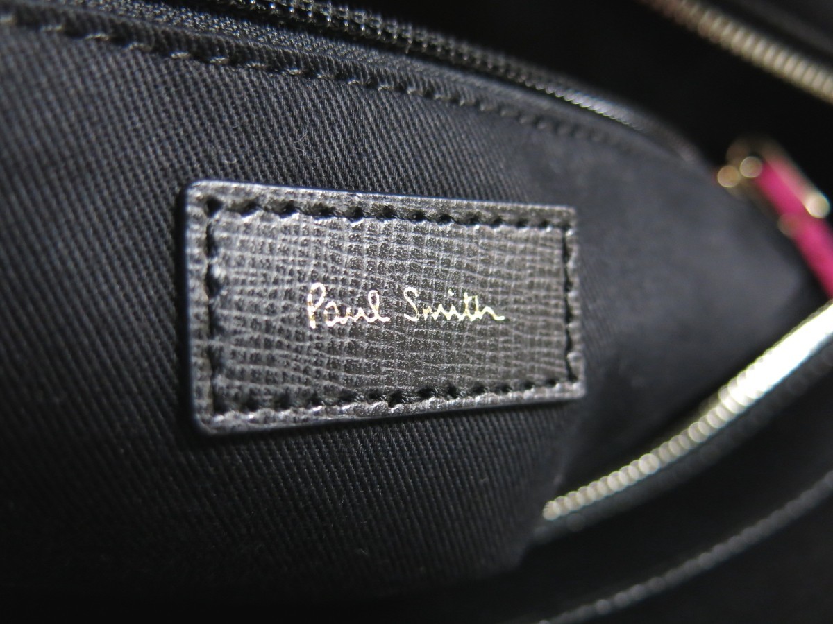 □未使用品□Paul smith ポール・スミス□メンズ□レザー 本革□バイ 