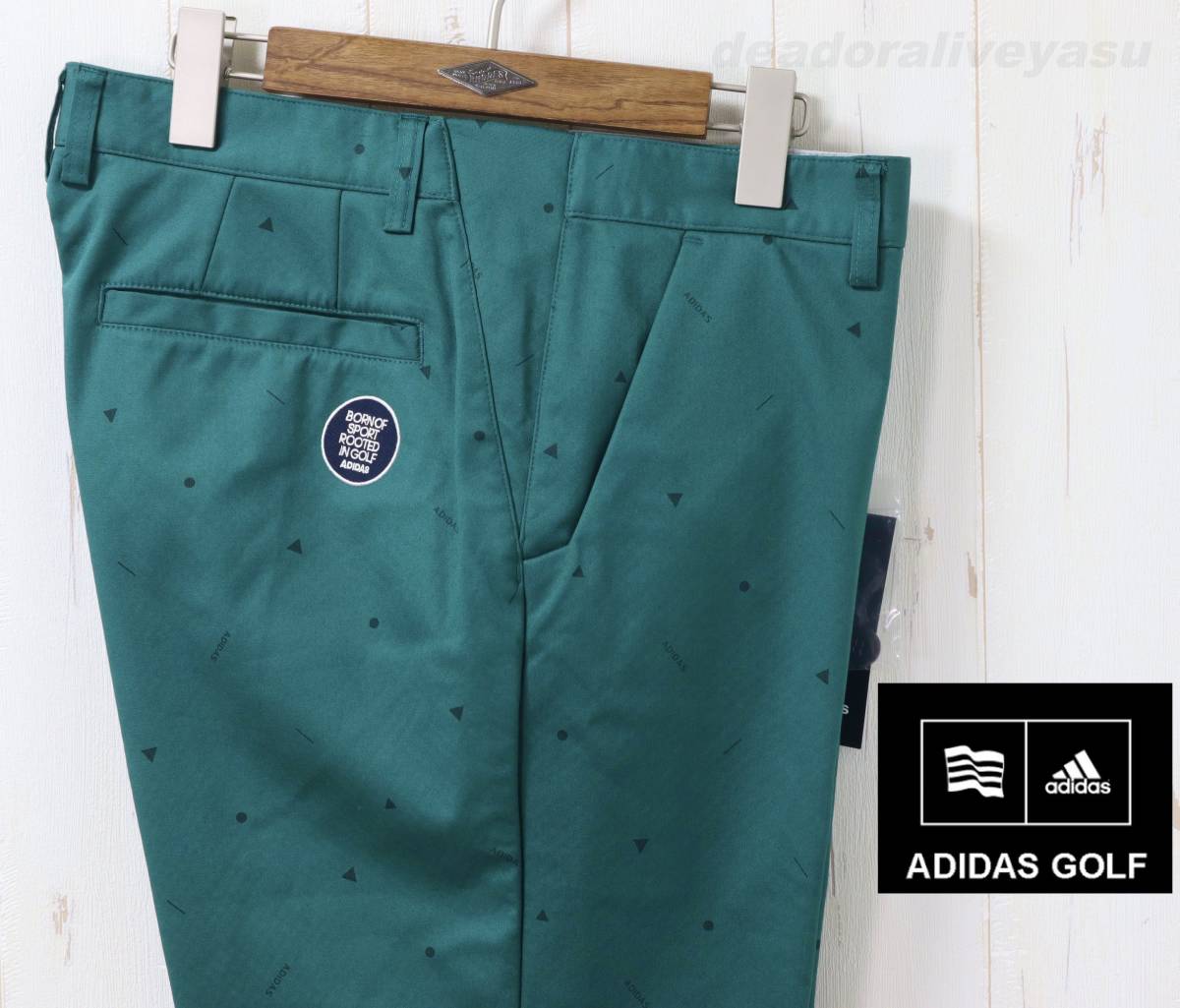  秋冬 定価15 400円 アディダス ゴルフ 85 ADICROSS モノグラム ボンディングパンツ緑(84cm～)｜売買されたオークション情報、yahooの商品情報をアーカイブ公開 - オークファン パンツ、スラックス