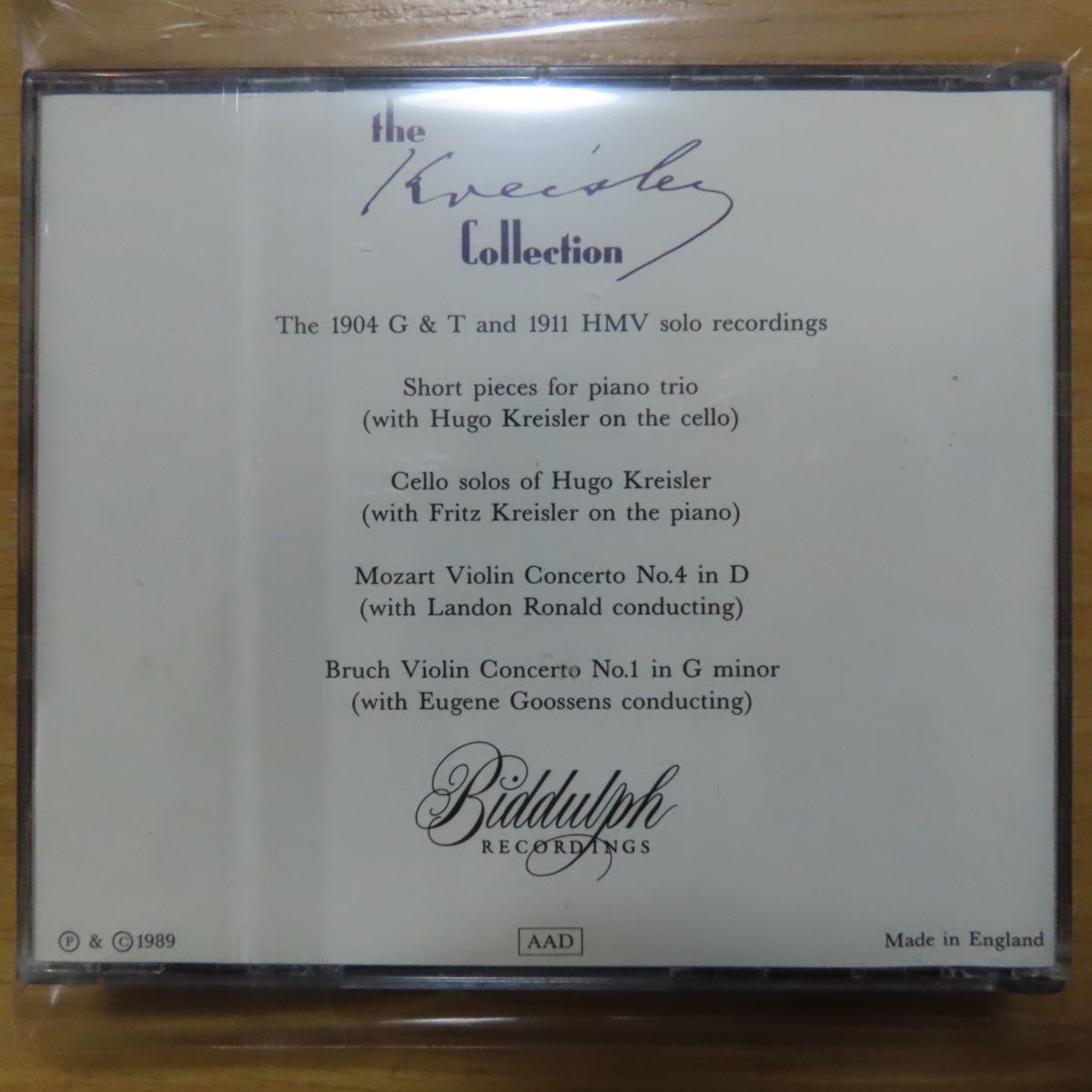 HMV&BOOKS | Kreisler : Complete Fritz online Recordings