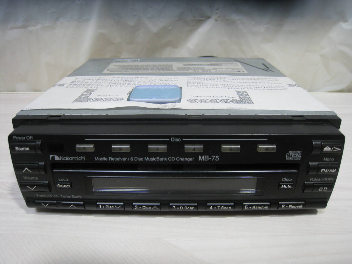 MB-75 Nakamichi - ジャンク 6連奏CDチェンジャージャンク 希少