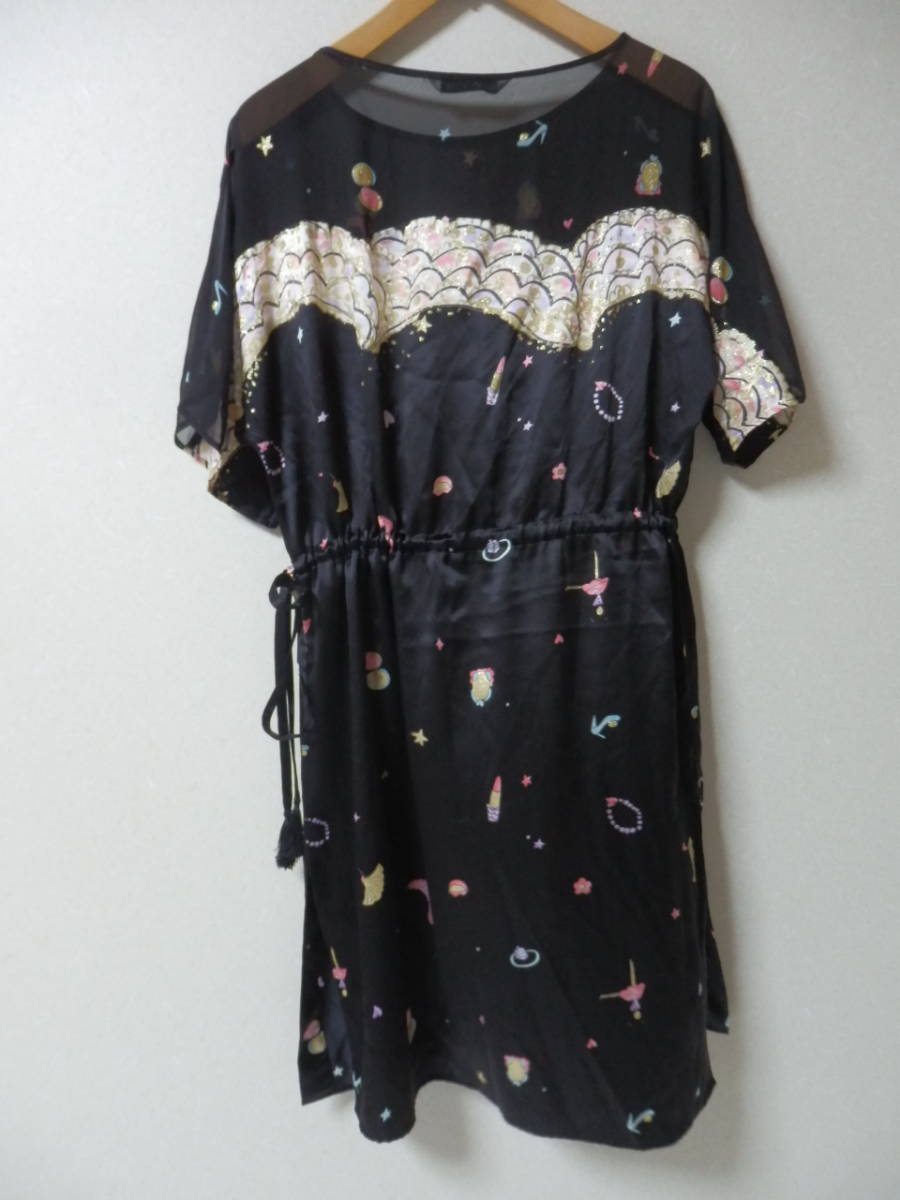 925 Tsumori Chisato 絹 シルク100 の素敵なワンピース ウエスト絞り ツモリチサト ワンピース ミニ 売買されたオークション情報 Yahooの商品情報をアーカイブ公開 オークファン Aucfan Com