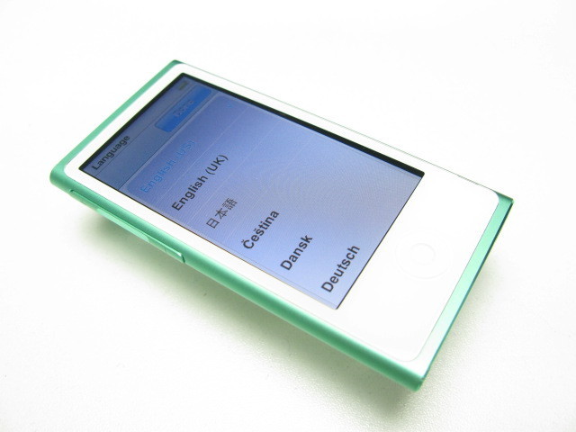 ☆美品 動作確認済 iPod nano 第7世代 グリーン Bluetooth ☆美品 動作