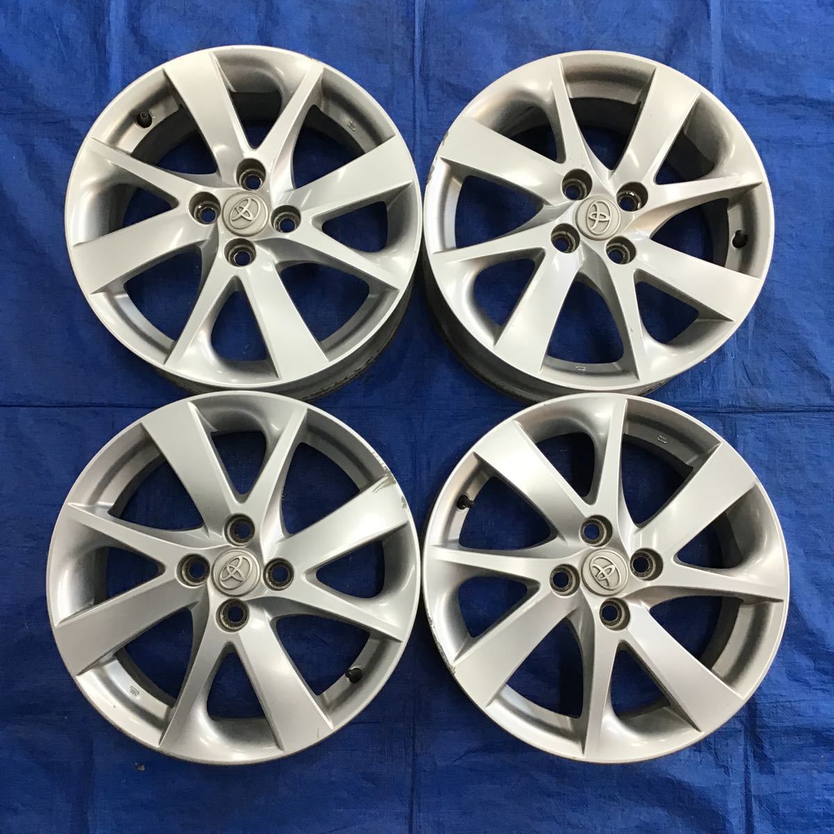  トヨタ ヴィッツ純正アルミホイール 16&times;6J+51 16インチ4本セット K-1541(純正品)｜売買されたオークション情報、yahooの商品情報をアーカイブ公開 - オークファン 4穴