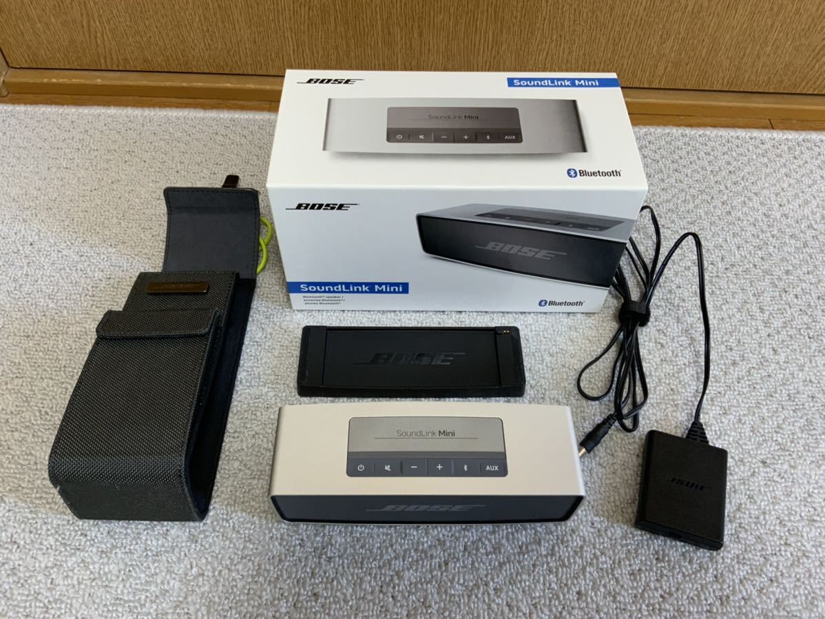 驚きの破格値，セール BOSE SoundLink mini サウンドリンクミニ 純正ケース付き(スピーカー本体)｜売買されたオークション情報、yahooの商品情報をアーカイブ公開 - オークファン BOSE