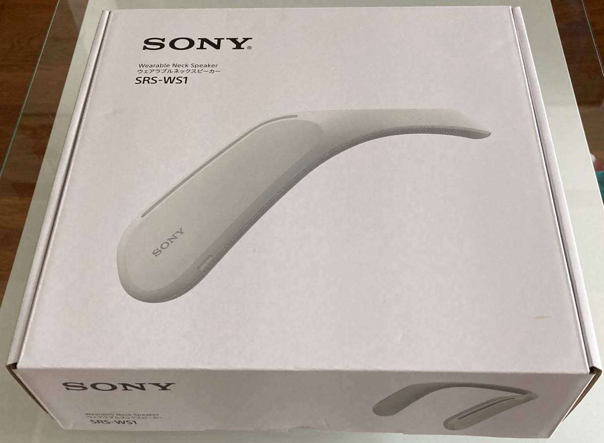 ウェアラブルネックスピーカー SONY SRS-WS1 ライトグレー Bluetooth 