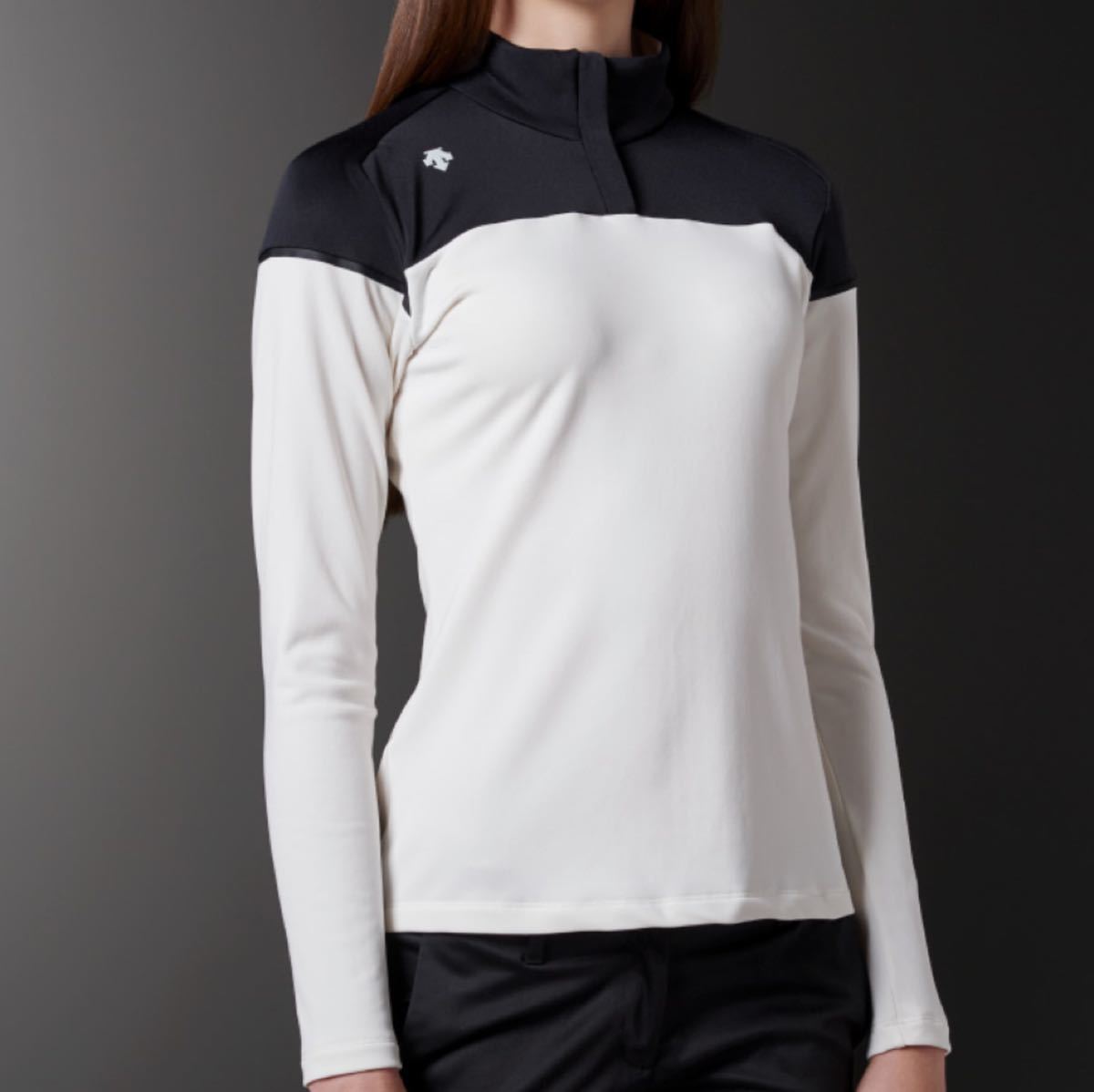 セール，人気セール デサント DESCENTE 定価18000円 春秋モデル GOLF 長袖 レディース ナイロントリコット 切り替え ロングスリーブシャツ DGW1097F Lサイズ(その他)｜売買されたオークション情報、yahooの商品情報をア シャツ