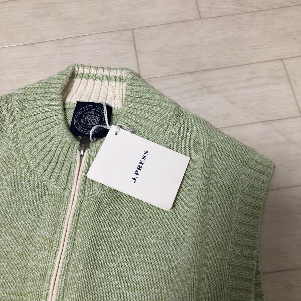 976☆ 新品タグ付き J.PRESS ジェイプレス ノースリーブ ニット