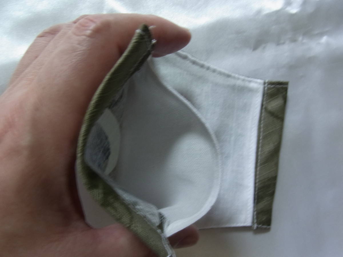 立体インナーマスク兼マスクカバー 大きめ 風神雷神_5