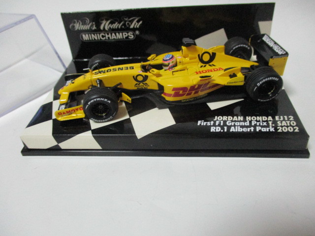 全国無料，大得価 PMA ミニチャンプス 1/43 ジョーダン EJ12 ホンダ №10 佐藤琢磨 F1デビュー戦オーストラリアGP ベンソン＆ヘッジス仕様(レーシングカー)｜売買されたオークション情報、yahooの商品情報をアーカ レーシングカー