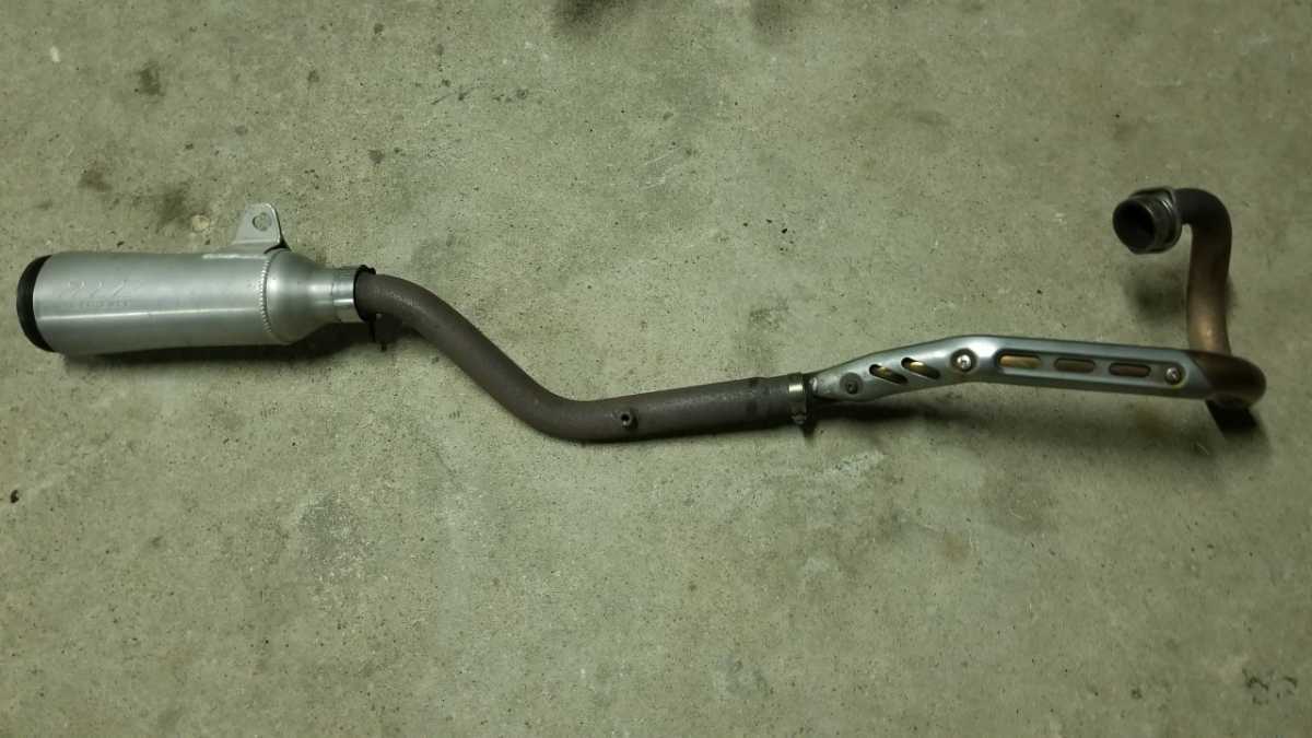 セロー225 スーパートラップ 1KH 純正エキパイ付き オートバイ パーツ