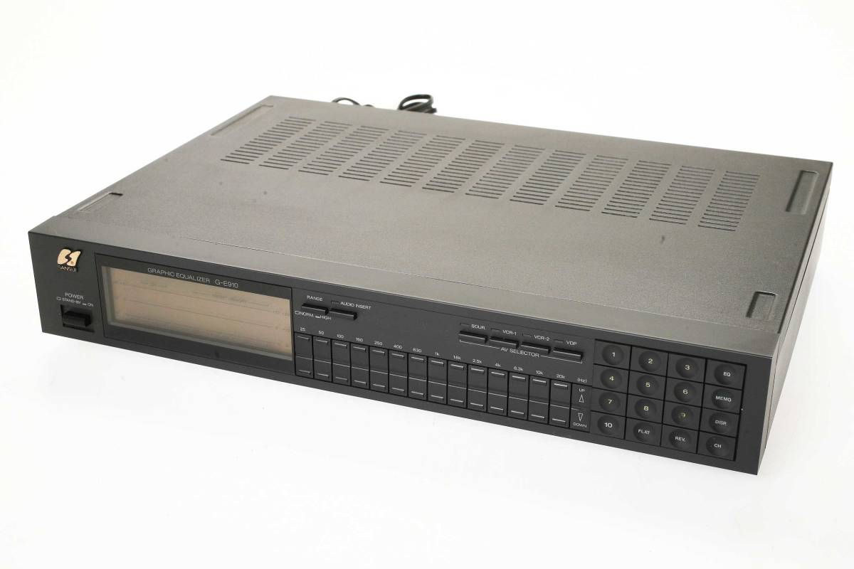 希少 SANSUI / 山水 グラフィックイコライザー G-E910 GRAPHIC 希少 SANSUI / 山水 グラフィックイコライザー G-E910 GRAPHIC