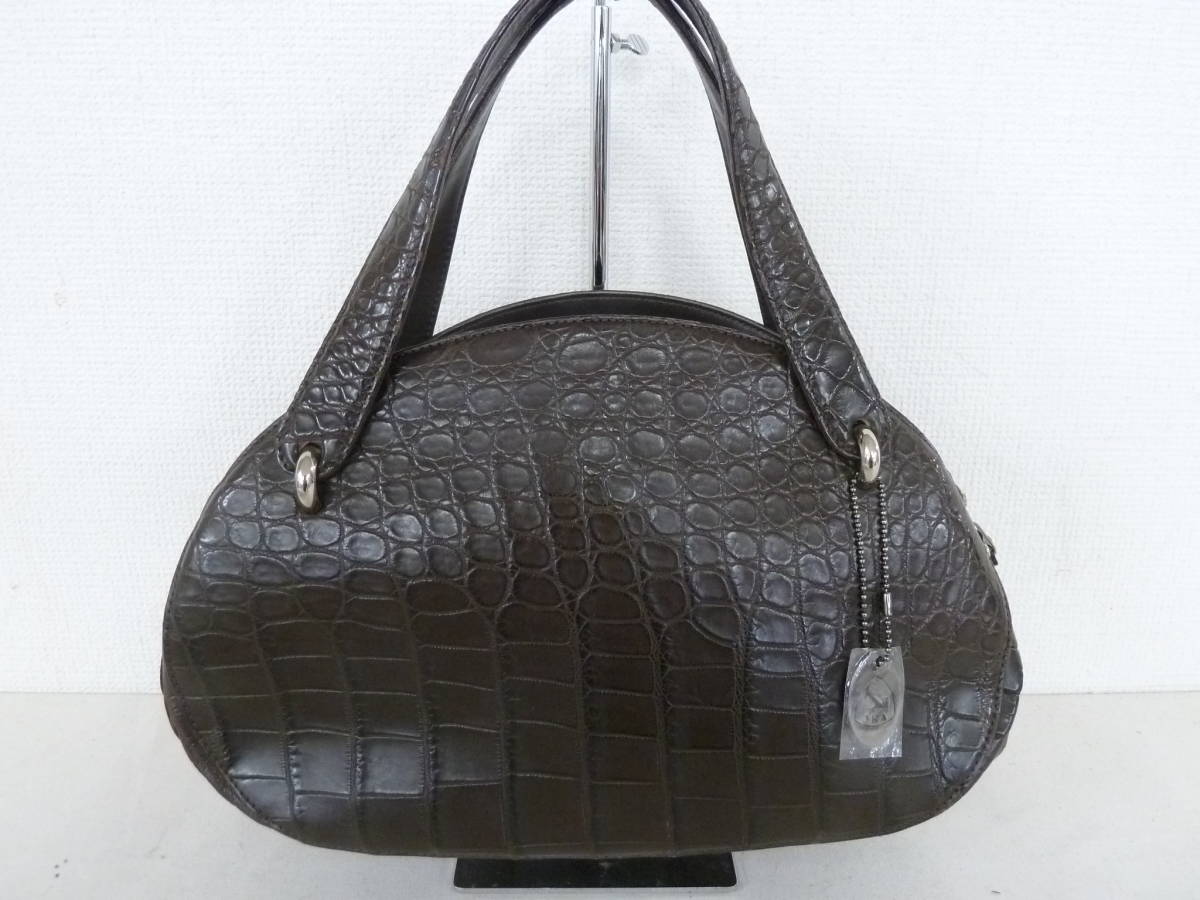 クロコダイル ハンドバッグ CROCODILE JRA認定 - Crocodile ワニ革 