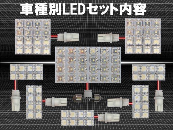 ルームランプ マークX 130系 前期 FLUX LED 96発 ルームライト 室内灯 車内照明【ゆうパケット発送】