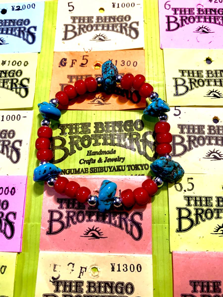 BINGO THE ビンゴブラザーズ BROTHERS 公式通販 ターコイズネックレス Peau Sieste Herman購入 シエスタポー ロンハーマン 送料・代引手数料無料で最速でお届け 正規取扱店 ザ・ビンゴブラザーズ iichi クリスマスビーズとホワイトハーツ ターコイズブルーシェブロンビーズ