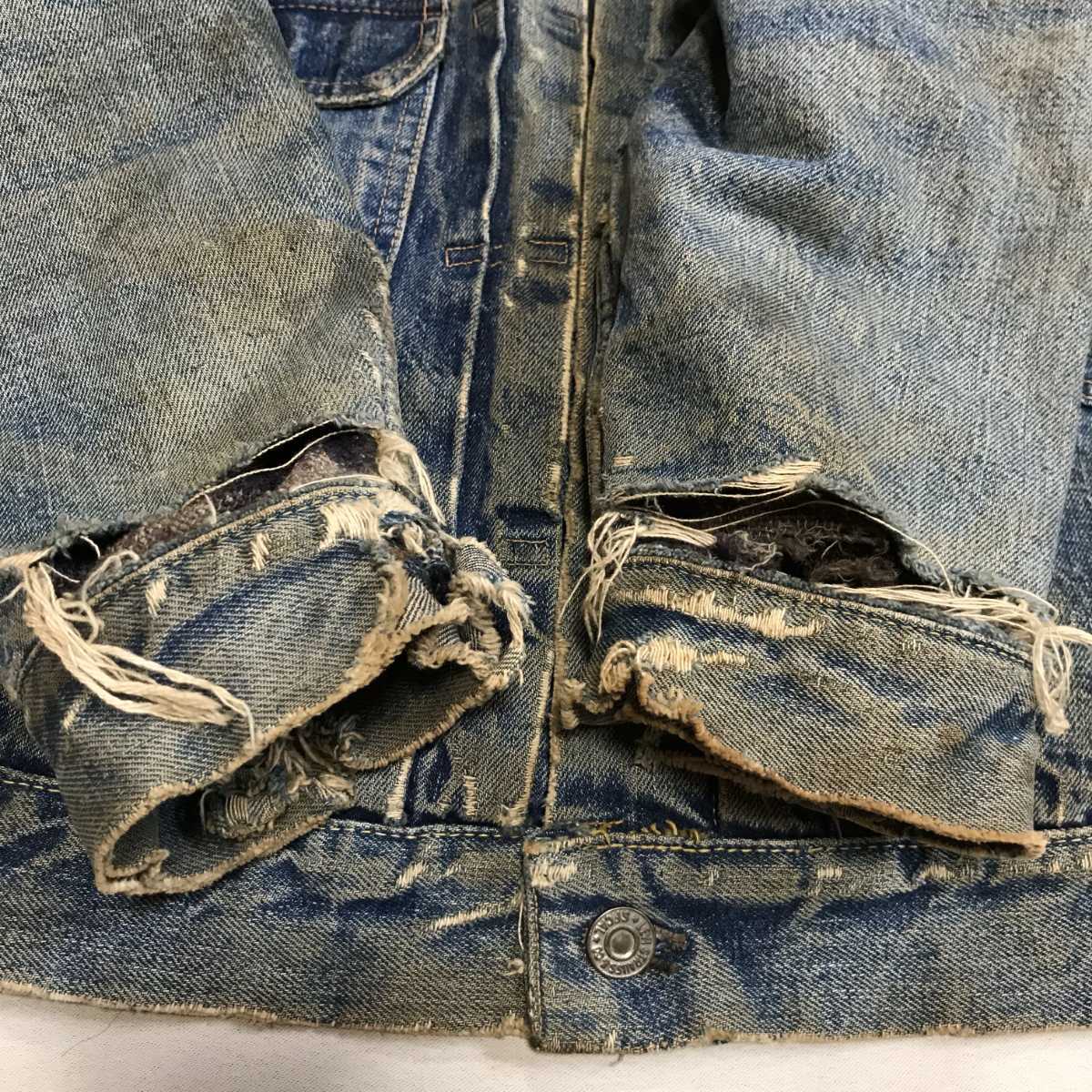 50s LEVIS 517XX ハギ付き ビッグサイズ 2nd ヴィンテージ オリジナル 