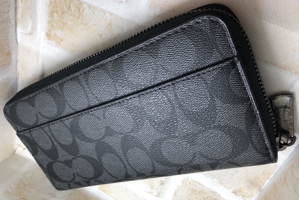 COACH 長財布 コーチ ウルフ 狼 オオカミ F31520 プリント ☆未使用 