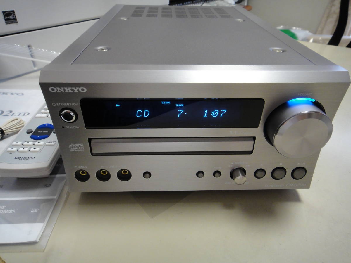 美品 ONKYO CR-D2LTD CDレシーバー VLデジタルアンプ Wolfson社製