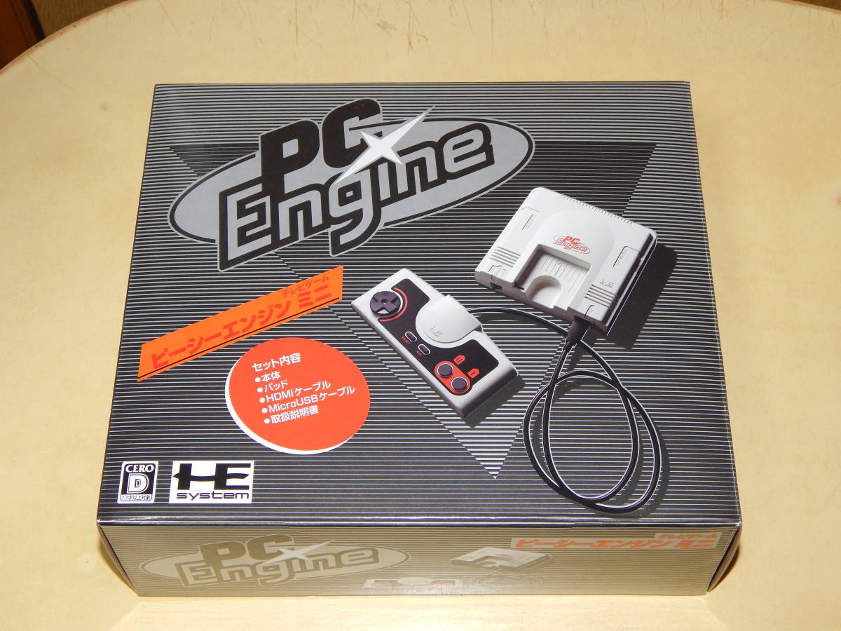 □PCエンジン mini 良品 コナミ、「PCエンジン