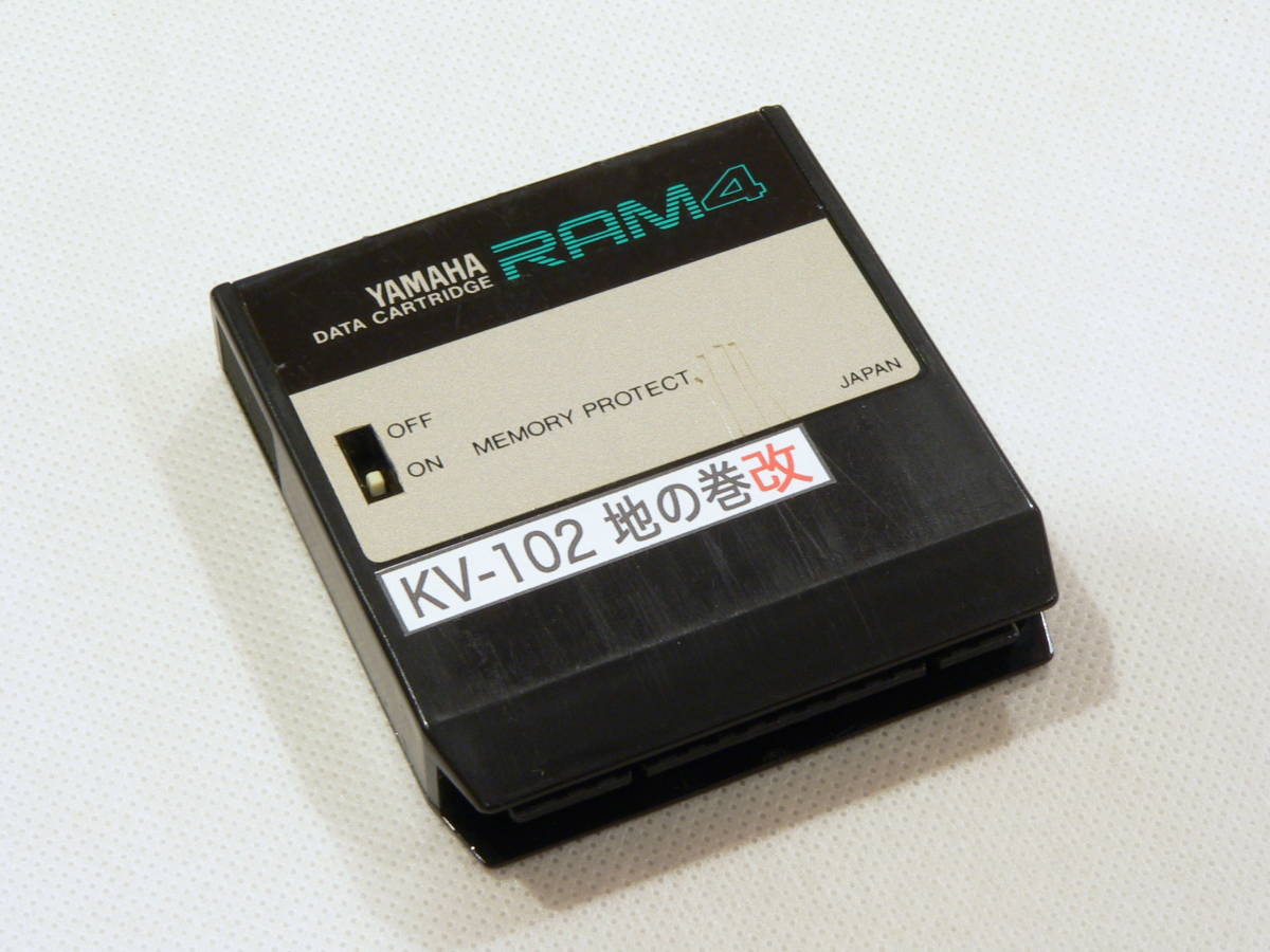 YAMAHA RAM4 RAMカートリッジ DX7II / DX7s / TX802 等で音色の保存や