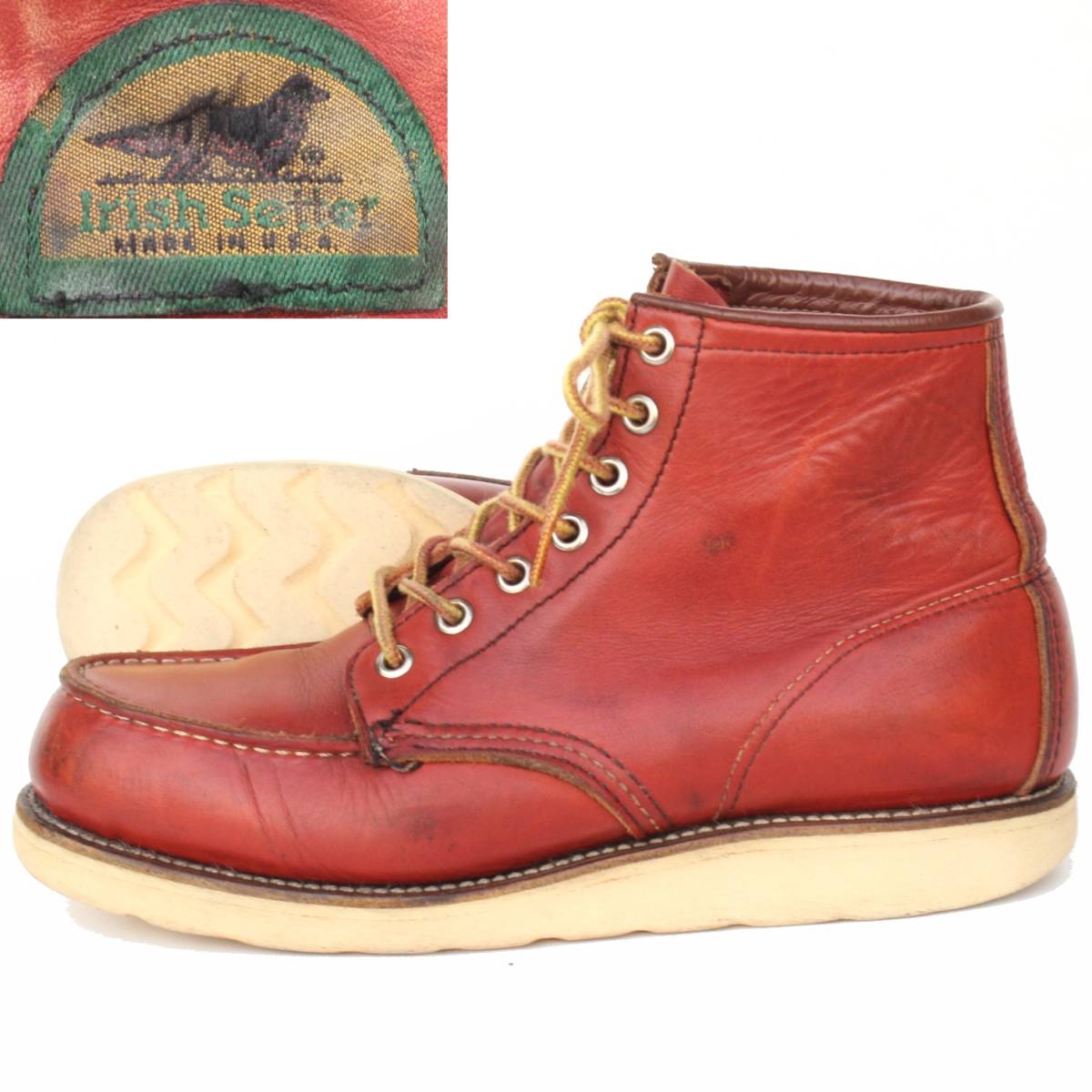 送料込み1円~】半円犬タグ96年製REDWING875レッドウィング7D 約25cm (D 
