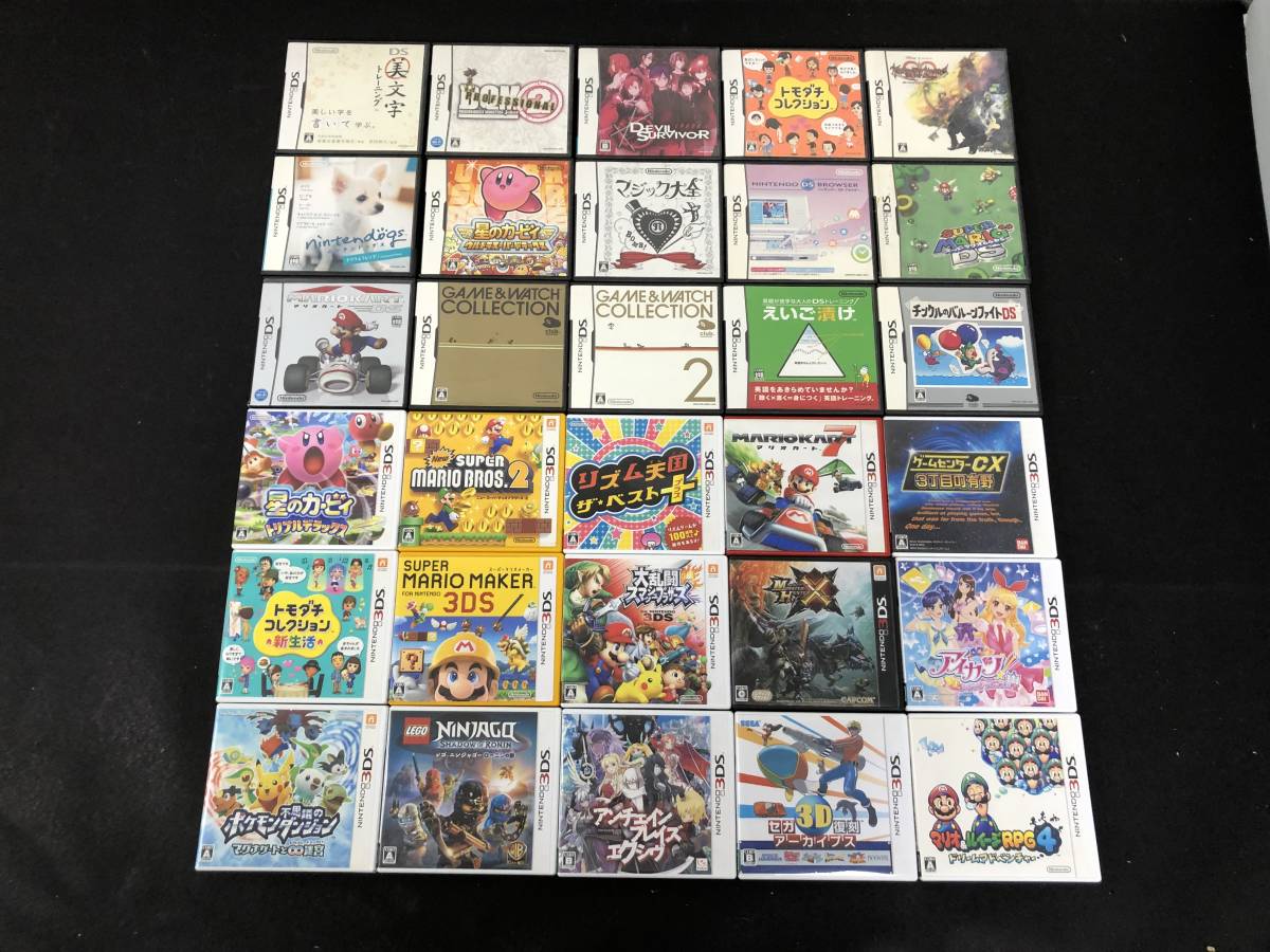 ニンテンドー3DSソフト大量まとめ売り 約30本 - メルカリ 6837/ 任天堂