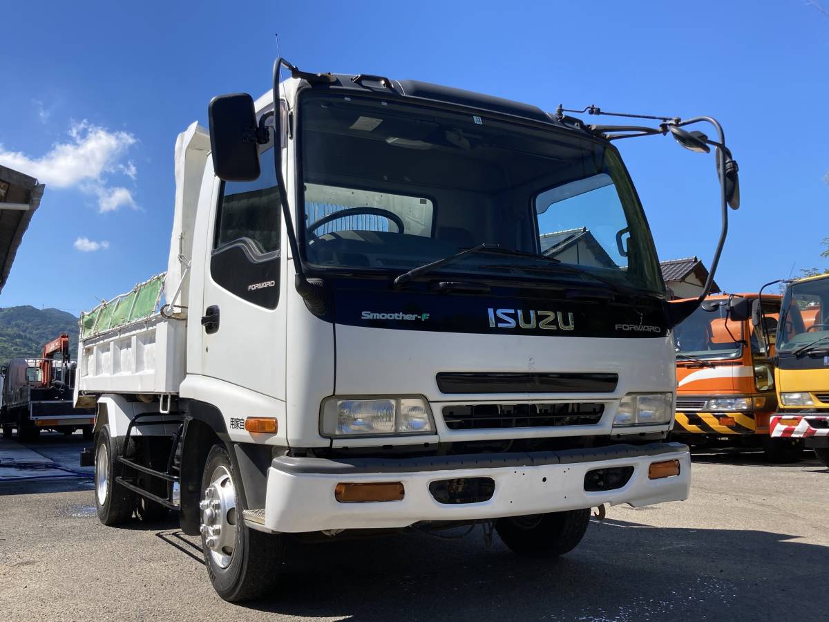 動画有 H17年 いすゞ フォワード ダンプ 新明和 7 1l ディーゼル スムーサー 2ペダル 走行10万 エンジン好調 佐賀福岡 ダンプ 売買されたオークション情報 Yahooの商品情報をアーカイブ公開 オークファン Aucfan Com