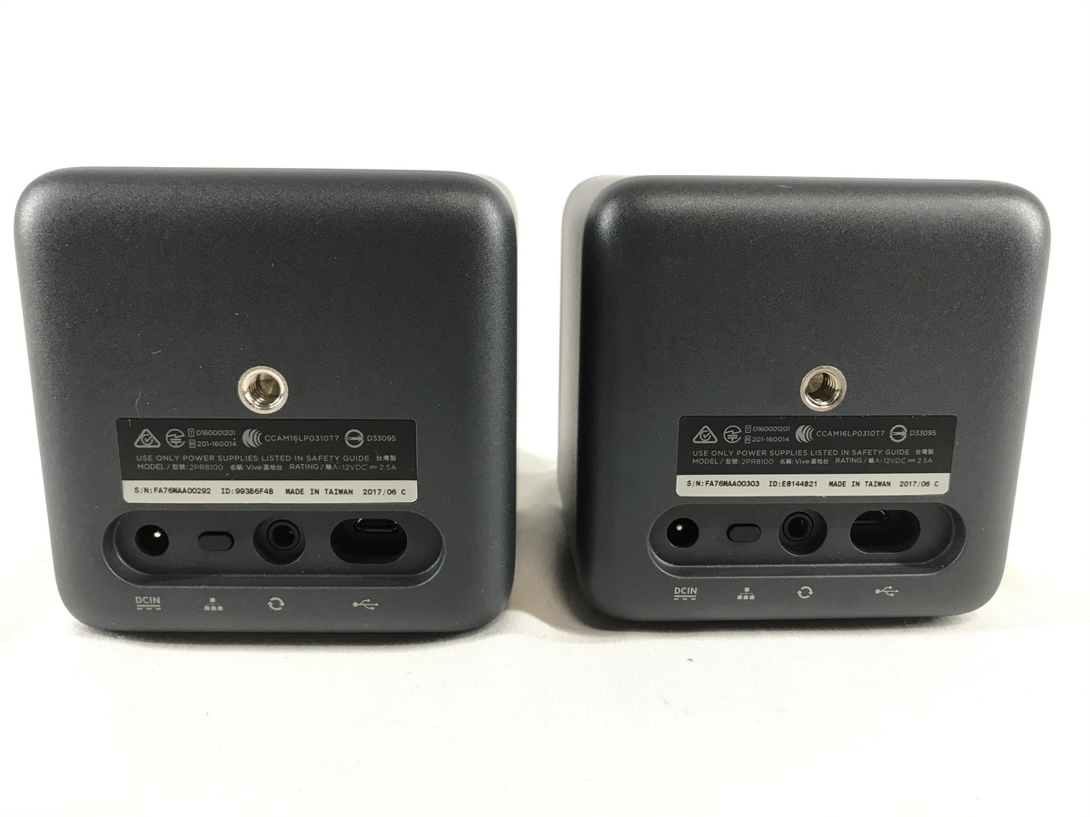 1円スタート】 通電確認済み hTC VIVE ベースステーション 2PR8100 2個 