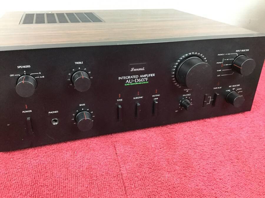 Sansui AU-D607F プリメインアンプ◇現状品
