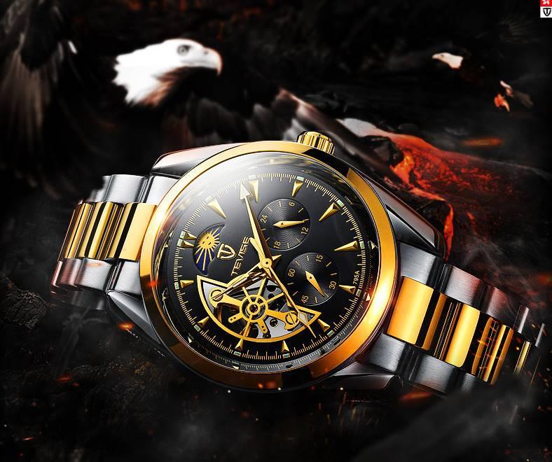 『新品』〈未使用品〉 TEVISE メンズウォッチ ギミック クロノグラフ 【送料無料】_6