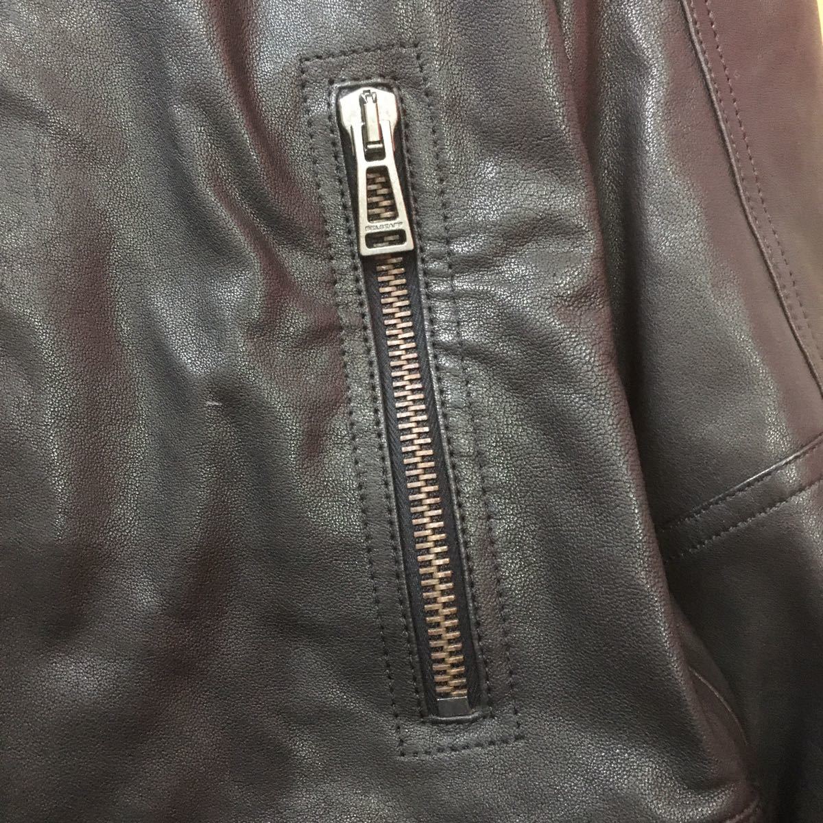  未使用　ベルスタッフ　belstaff ライダース　本革　25万　48 L