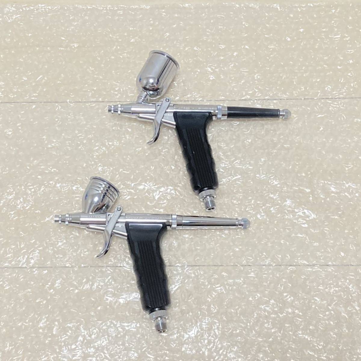 タミヤ エアブラシ 2本セット 美品】エアブラシ タミヤ74545 クレオス