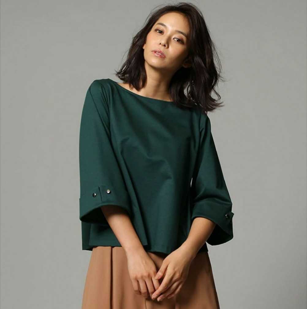 UNTITLED アンタイトル バックシャンプルオーバー 【洗える】アンタイトル UNTITLED バックシャン プルオーバー カットソー (