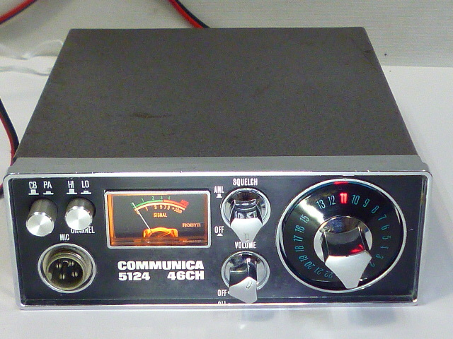 CB無線機　COMMUNICA　5124　４６CH 　解る方　現状