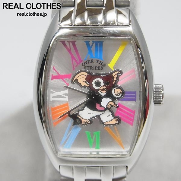 動作OK】Over the stripes × GREMLiNS 腕時計（その他ブランド(ソノタ  