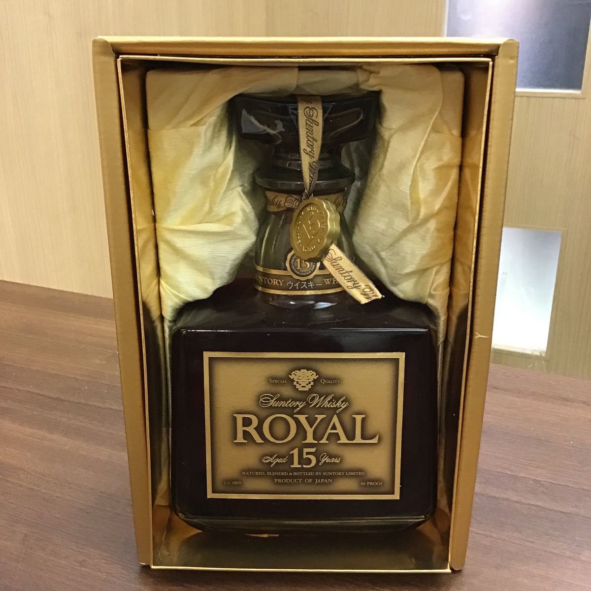未開栓・古酒】サントリー ローヤル 15年 ゴールドラベル 750㎖/43% 15 