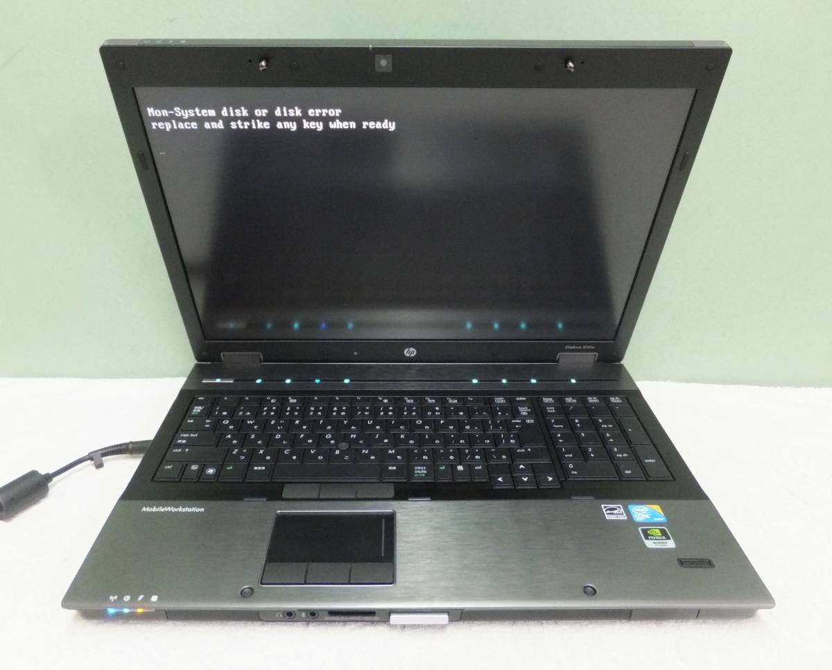HP EliteBook 8470w Core TM i5 CPU M540 2.53GHz 4GB ノートパソコン ジャンク(17インチ ...