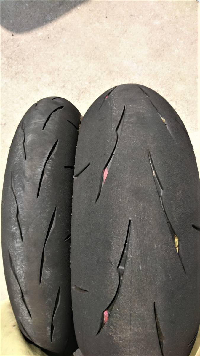 ブリヂストンRS11 前後セット 中古激安！ 120/70ZR17 190/55ZR17 街