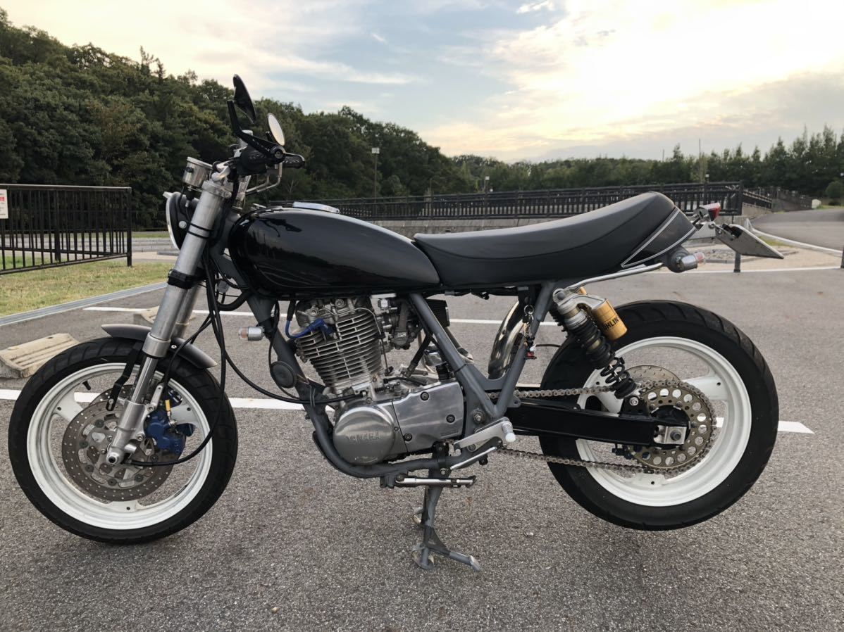  SR400 改 フルカスタム ヤマハ 公認 足回り改 改造申請済み(251cc-400cc)｜売買されたオークション情報、yahooの商品情報をアーカイブ公開 - オークファン 251cc-400cc