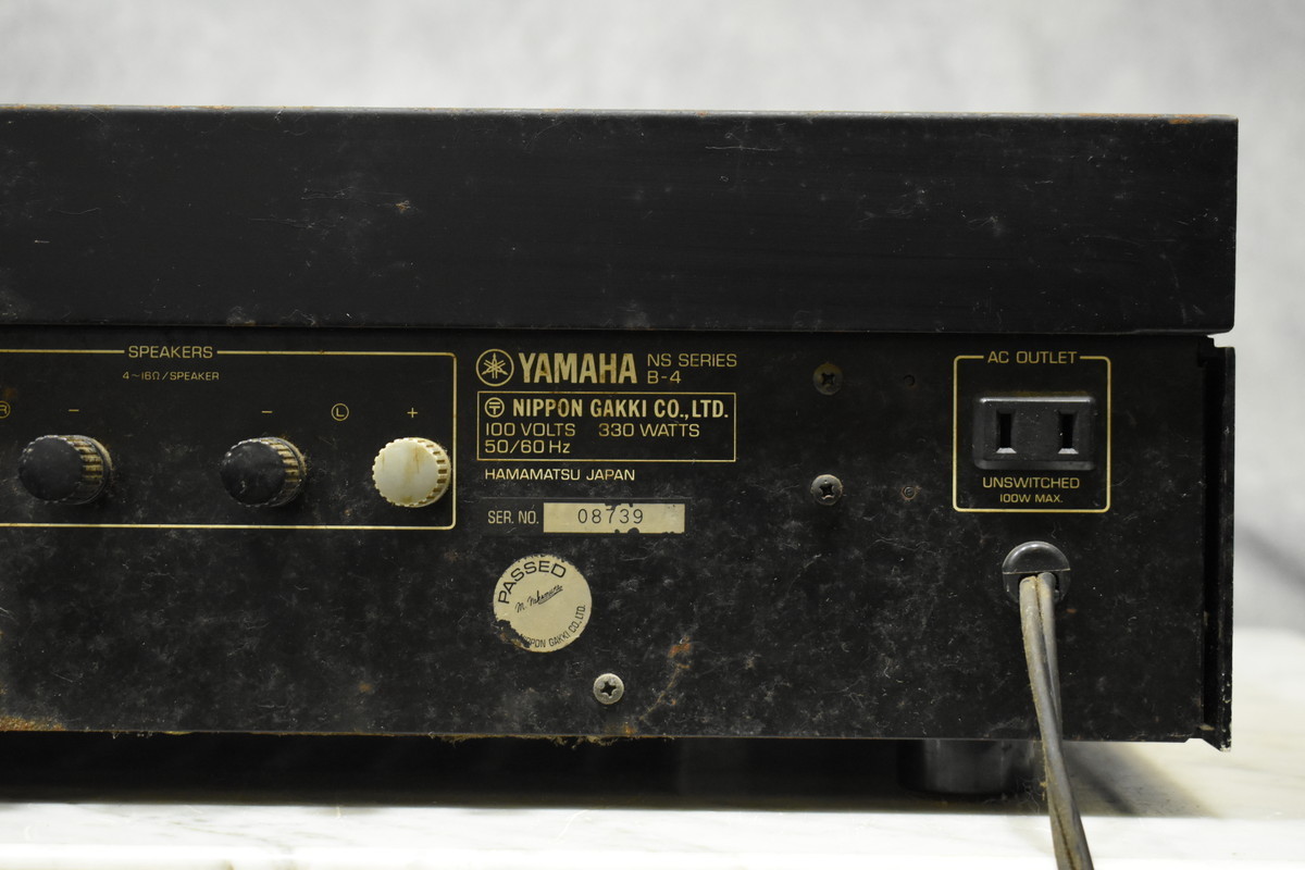 販売通販売 YAMAHA B-4 パワーアンプ ヤマハ【難あり品】