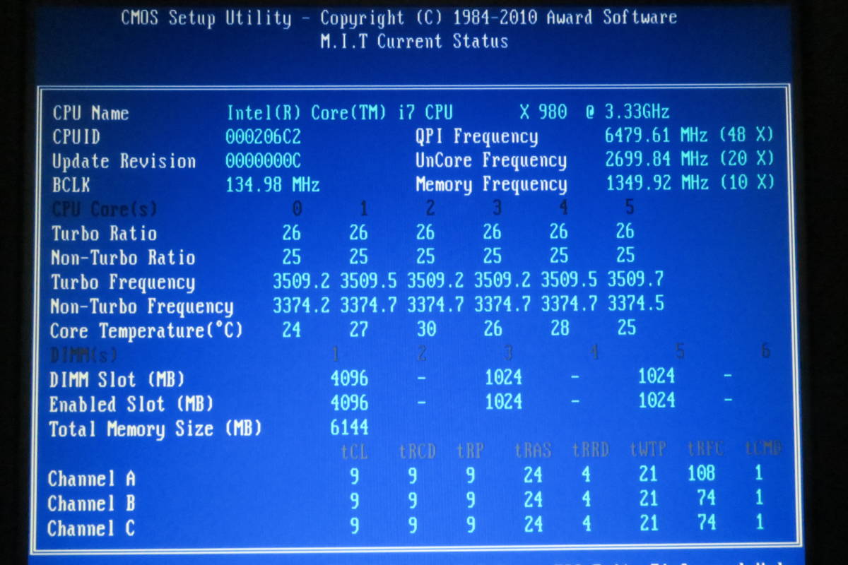 最も人気のある製品 Intel Core i7-980X SLBUZ 3.33GHz / 12M / 6.40
