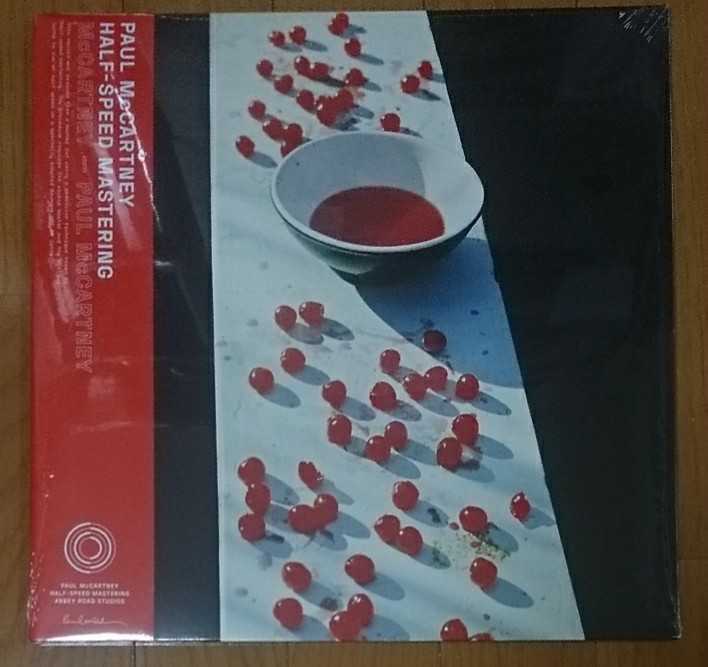 MCCARTNEY [HALF SPEED CUTTING LP] PAUL McCARTNEY ポール