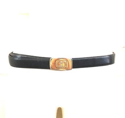美品✨ GUCCI バンブー ベルト ゴールド金具 ブラック イタリア製 グッチ GUCCI オールドグッチ ヴィンテージ Gucci イタリア製