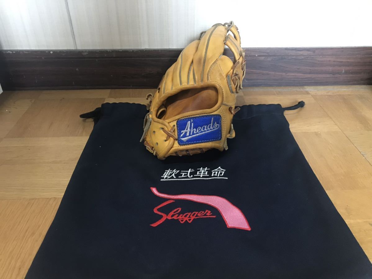 軟式革命 A'heads(アヘッズ) 久保田スラッガー L5 内野手用 グラブ袋