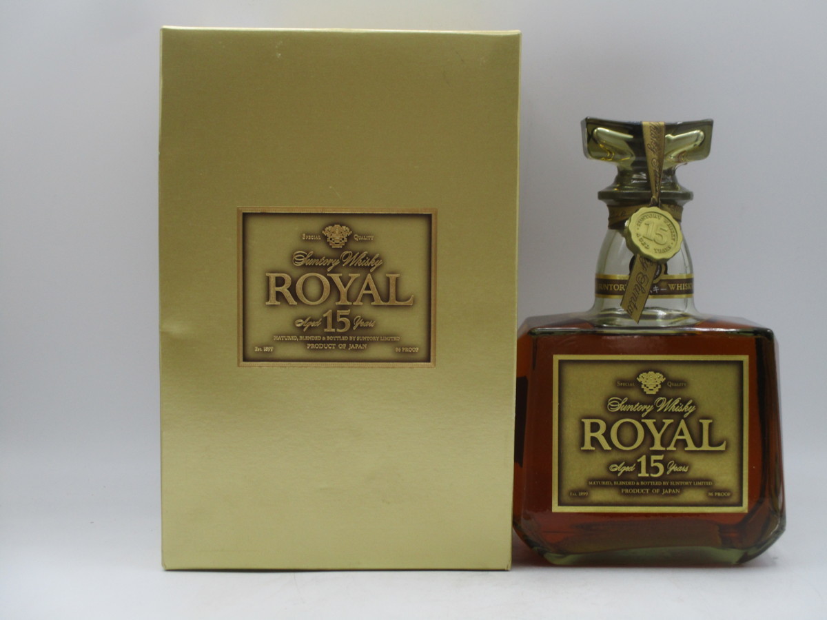  同梱OK商品 SUNTORY WHISKY ROYAL 15年 サントリーウイスキー ローヤル ゴールドラベル 箱入 古酒 750ml E84414(日本)｜売買されたオークション情報、yahooの商品情報をアーカイブ公開 - オークファン 日本