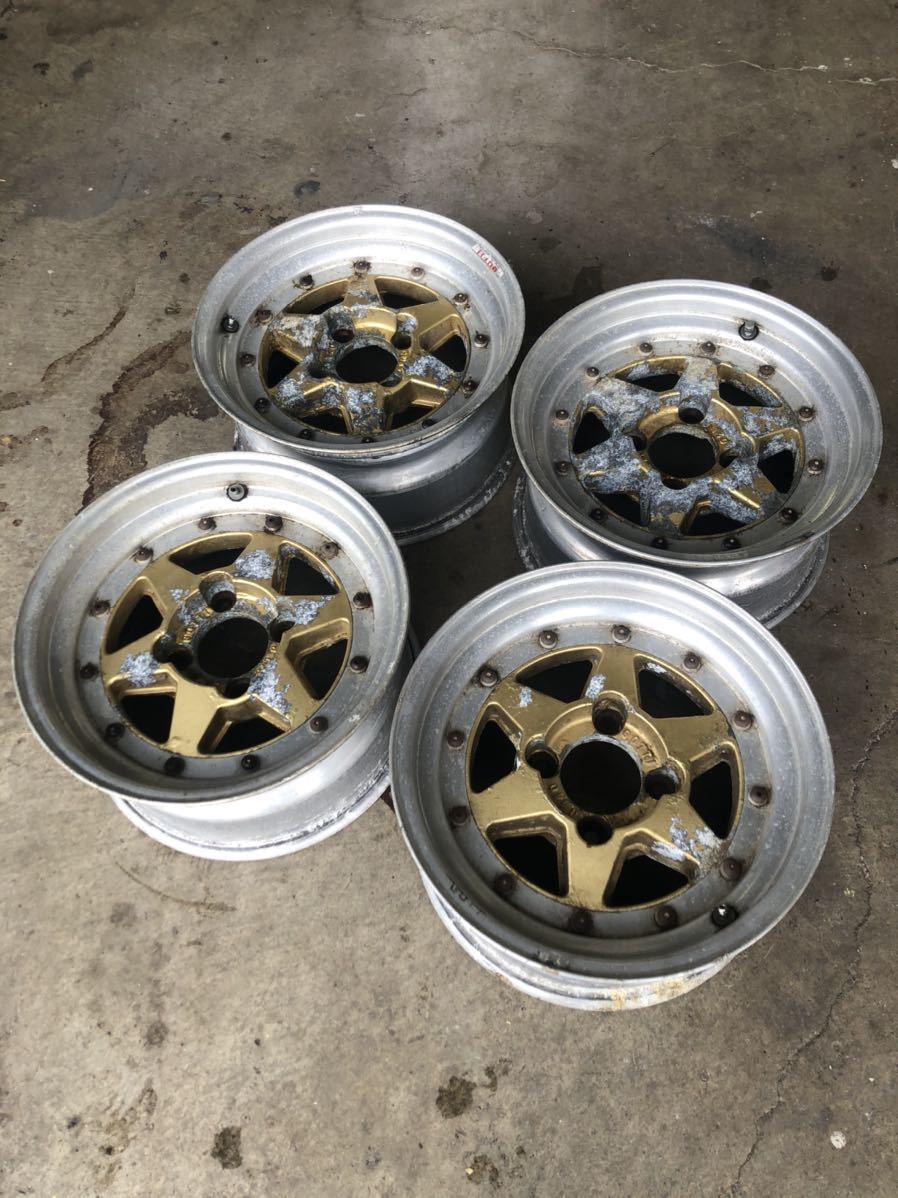 人気セール，お買い得 14インチ GOTTI J140 7J アルミホイール 深リム 当時物 激レア(社外品)｜売買されたオークション情報、yahooの商品情報をアーカイブ公開 - オークファン 4穴