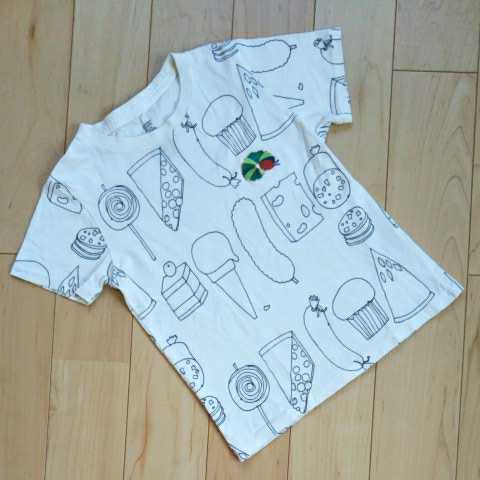 グラニフ キッズ 1 はらぺこあおむし半袖tシャツ 白 ワッペン刺繍 絵本キャラクター 男の子 女の子 1 115 124cm 売買されたオークション情報 Yahooの商品情報をアーカイブ公開 オークファン Aucfan Com