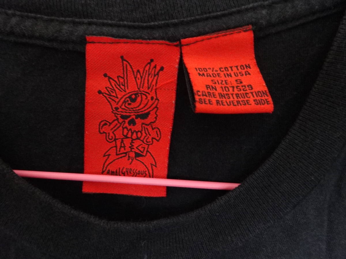 超貴重 A&G セメタリークロス プリント ロンT ロング Tシャツ 黒 S  