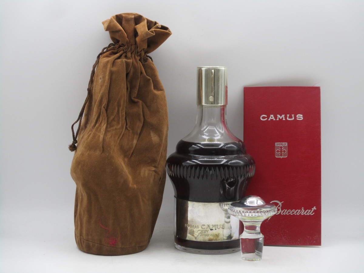 シルバートップ バカラ カミュ クリスタルボトル カミュー CAMUS