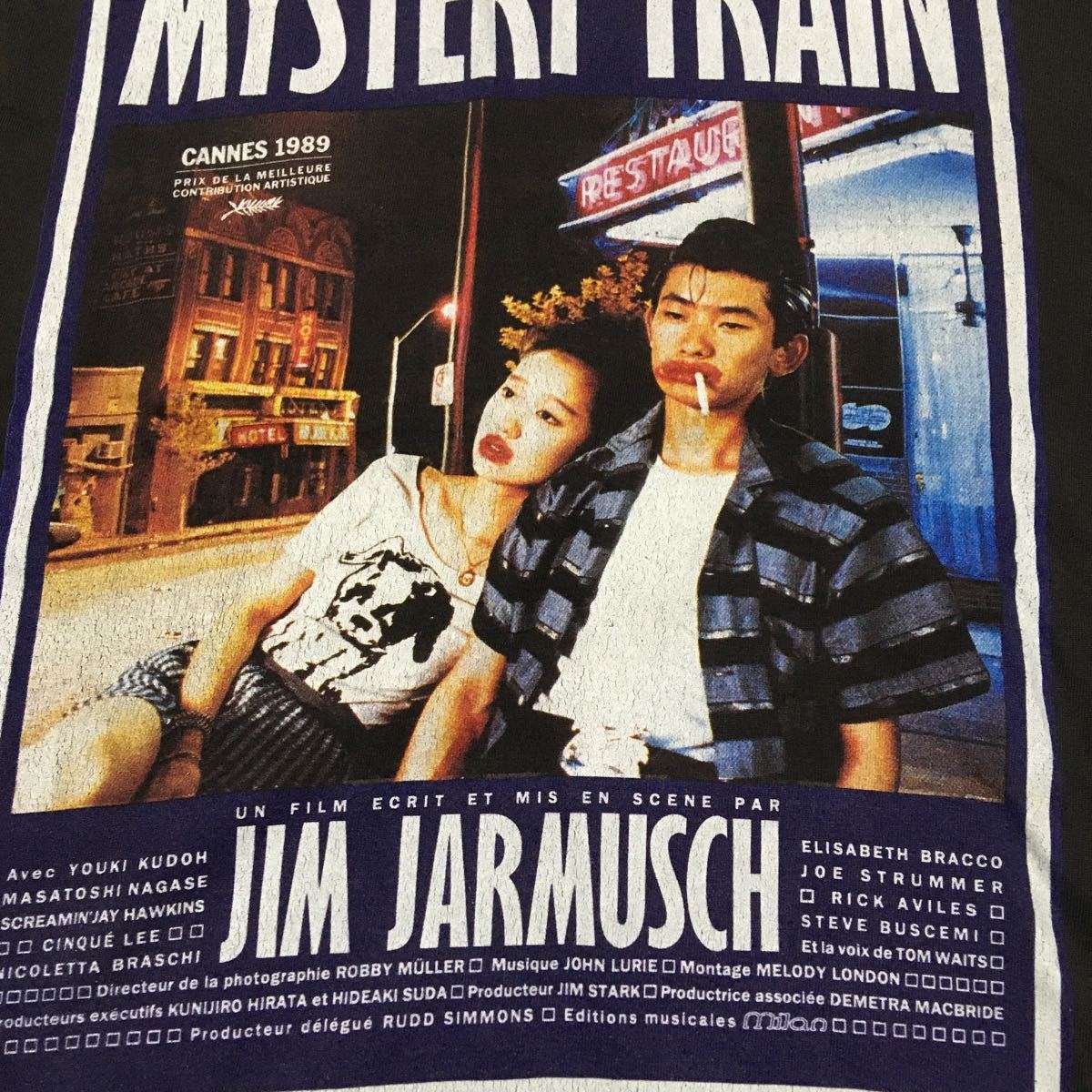 アダムエロペ ジム・ジャームッシュ Tシャツ ミステリートレイン 永瀬